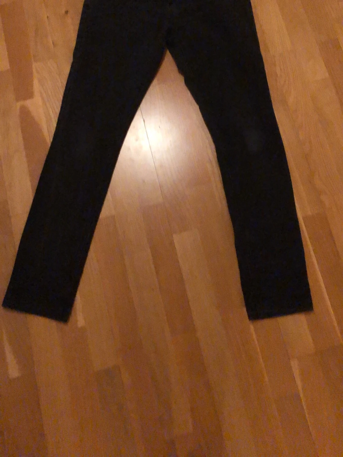 Svarta leggings med smal passform