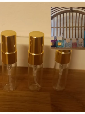 Rituals splitpaket  - 3 stycken 3 ml glasdekanter med spray ✨️Välj bland dessa dofter 🔅Ciel rouge🔅Soleil d'or 🔅Ocean infini 🔅Reve de Hanami 🔅Fleurs de L'Himalaya 🔅Rituals of Karma 🔅Rituals of Ayurveda 