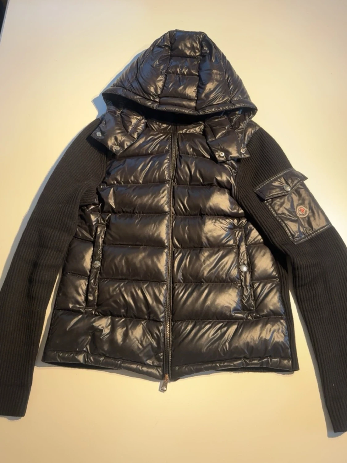 Moncler Tricot Cardigan svart – strl M