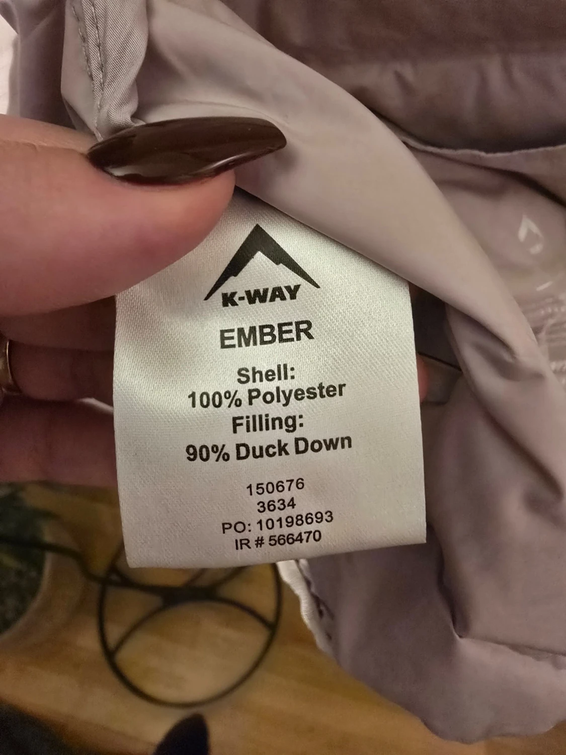 Ljuslila dunjacka från K-way - 4