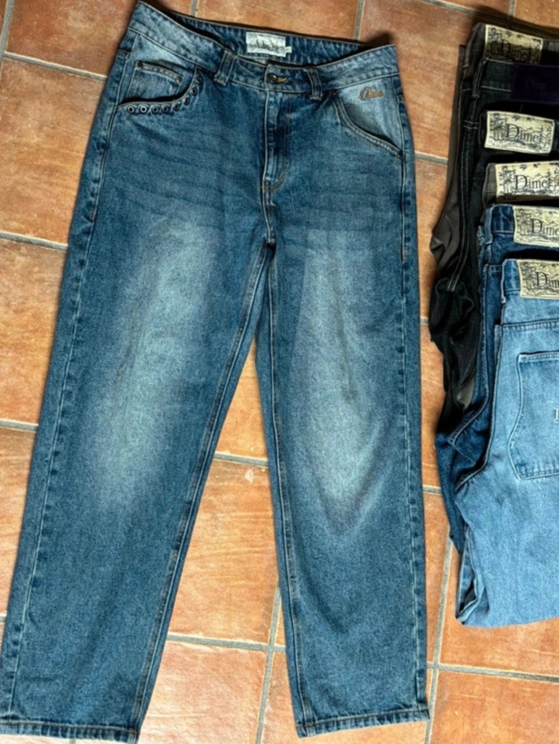 Dime Relaxed Denim Pants