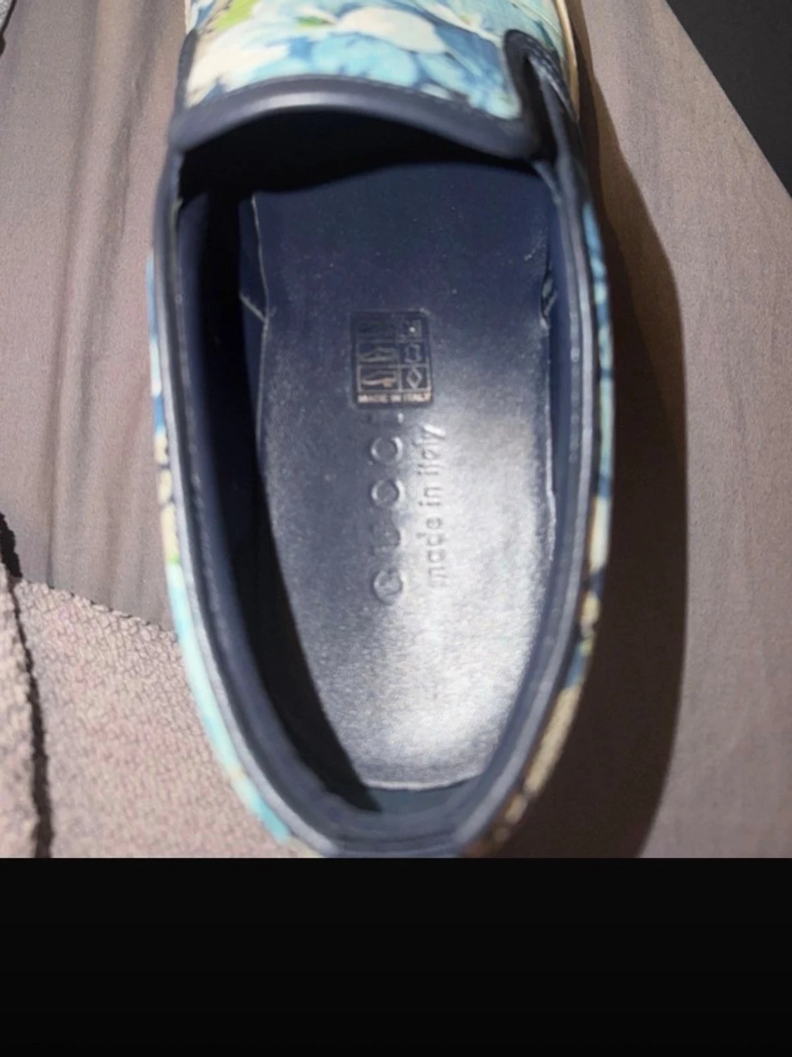 Gucci slip-on sneakers med blommor - 3