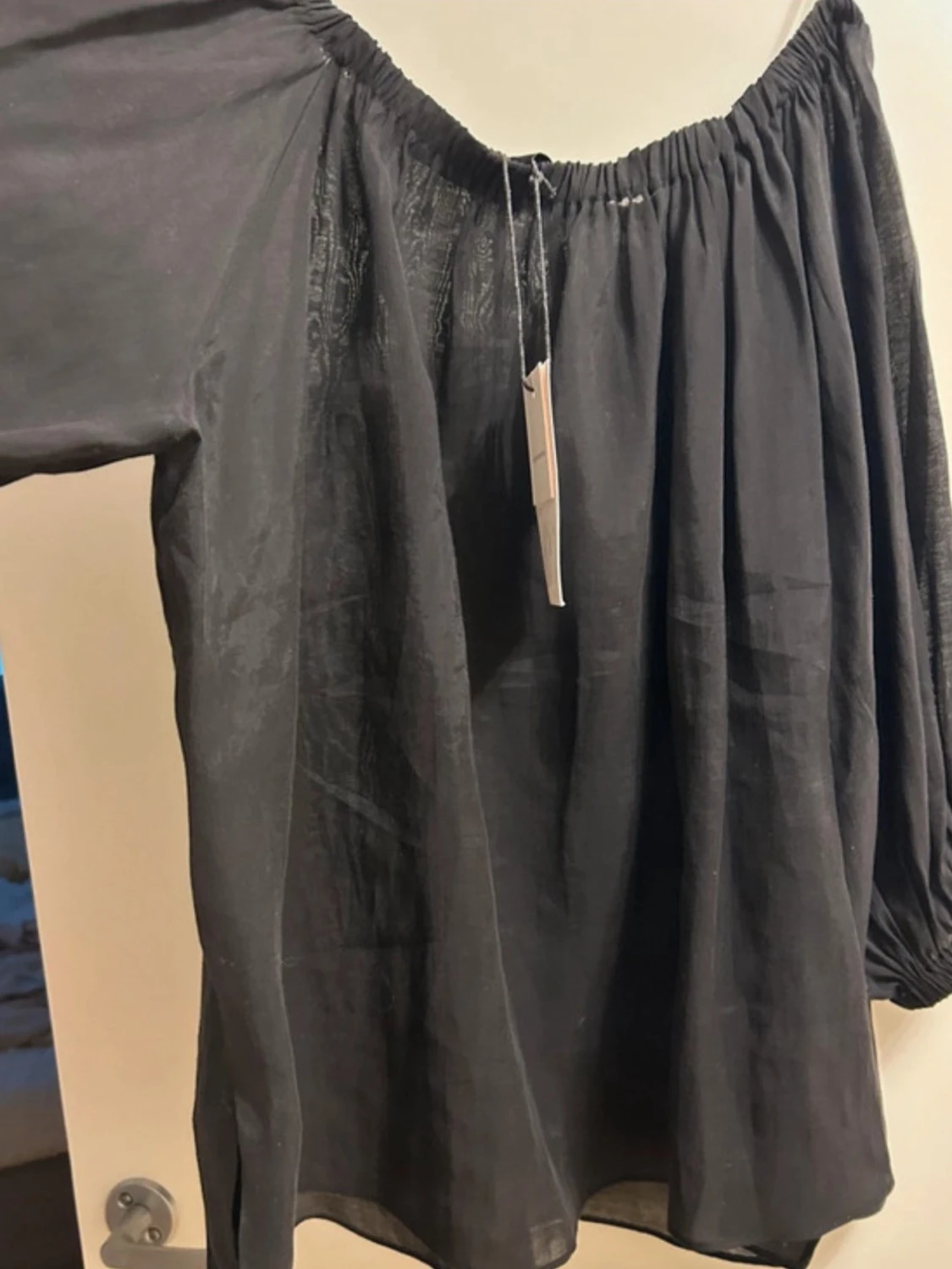 svart blus zara - 1