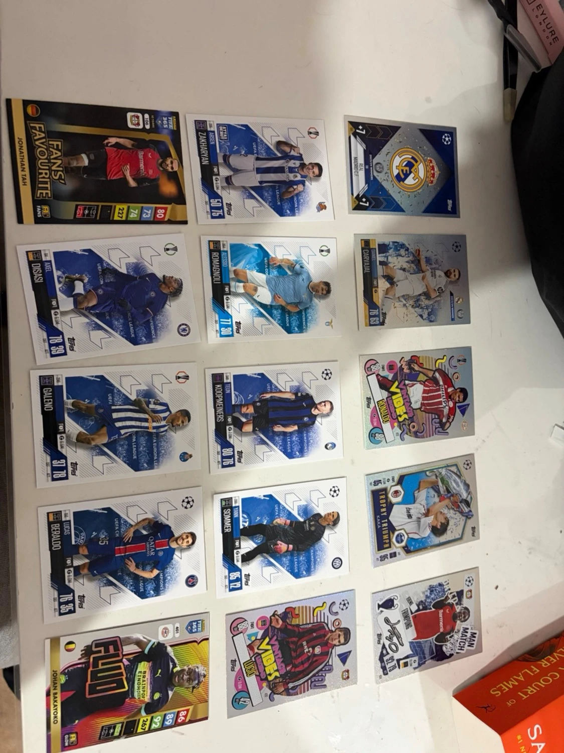 Samling fotbollskort match attax - 1