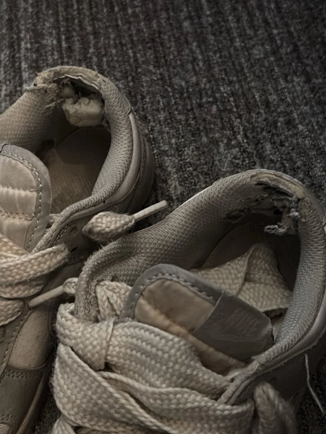 Nike Dunk Low vita/grå sneakers - 1