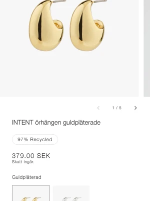 Guldpläterade örhängen från PILGRIM - Guldörhängen från PILGRIM, har tyvärr ej originalförpackningen. Ord pris 379kr