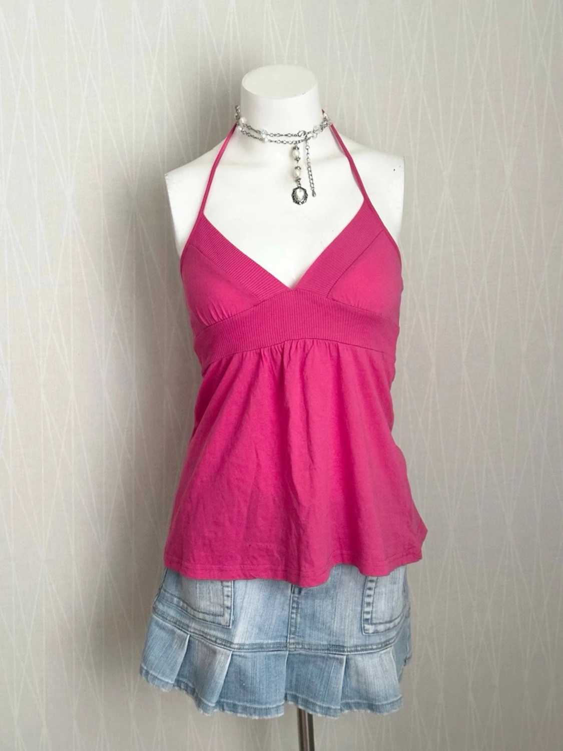Halterneck topp - 1
