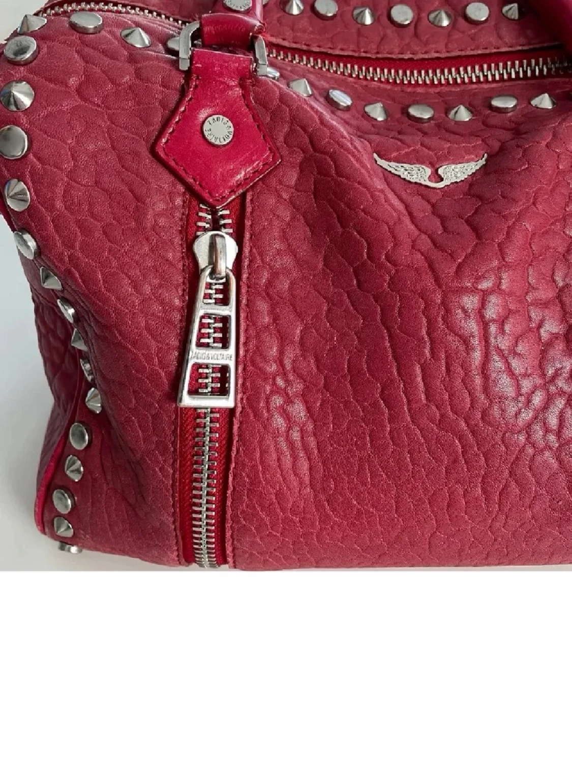 Röd handväska Zadig&Volitare  - 2