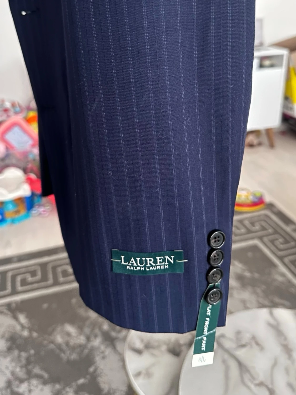 Mörkblå randig kavaj Lauren Ralph Lauren - 1