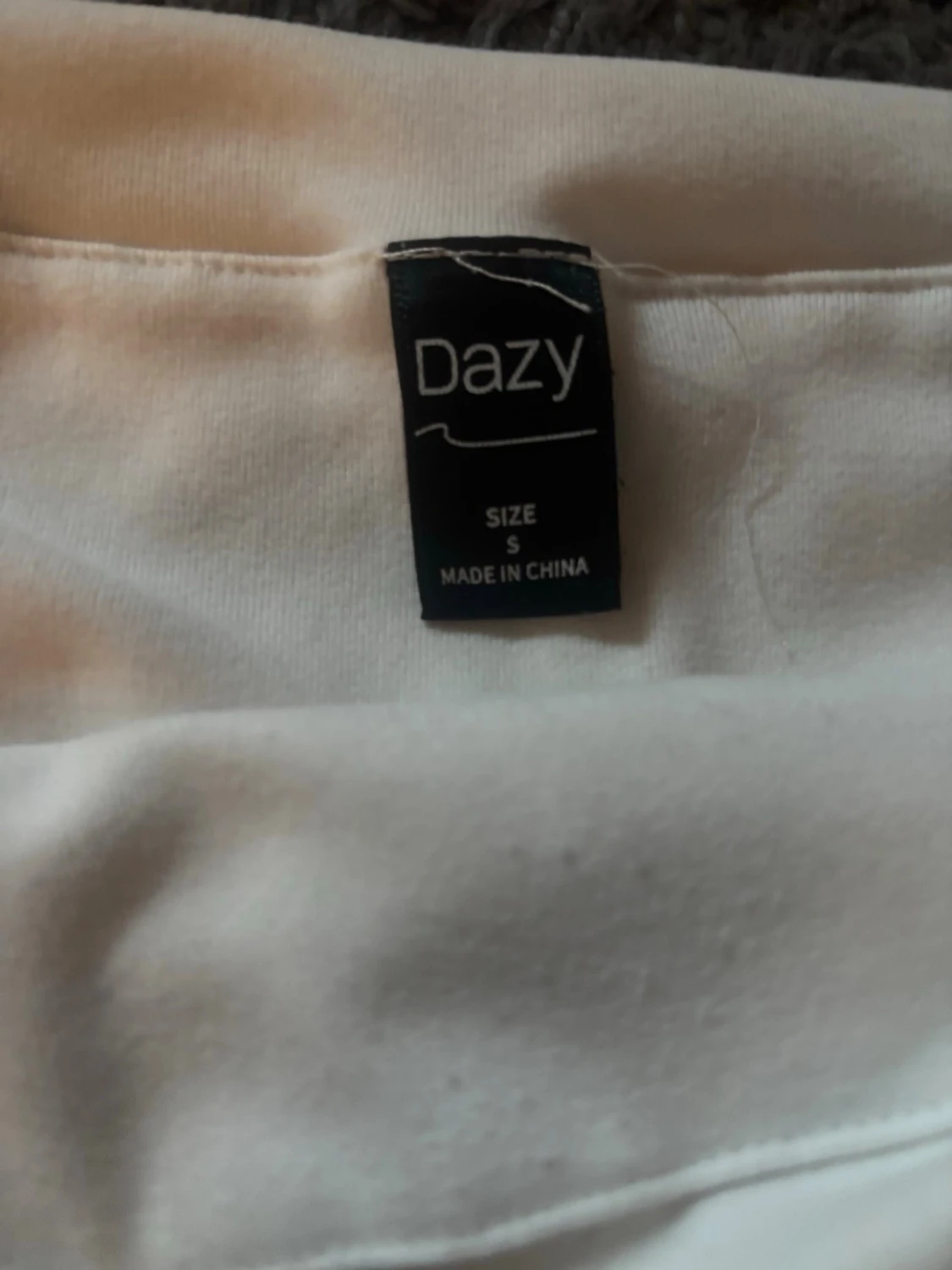 Off shoulder topp från Dazy, vit - 3