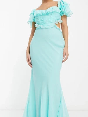 Turkos långklänning från asos  - SÖKER denna klänning från asos i storlek s eller xs!!🙌🏼🙌🏼