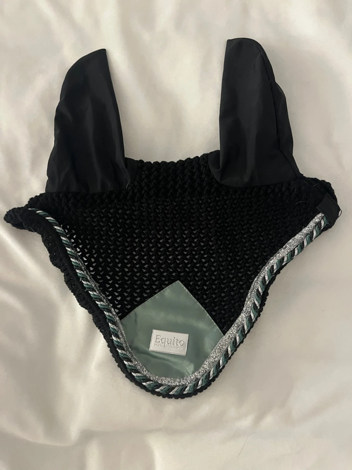 Svart huva till häst från Equito - 1