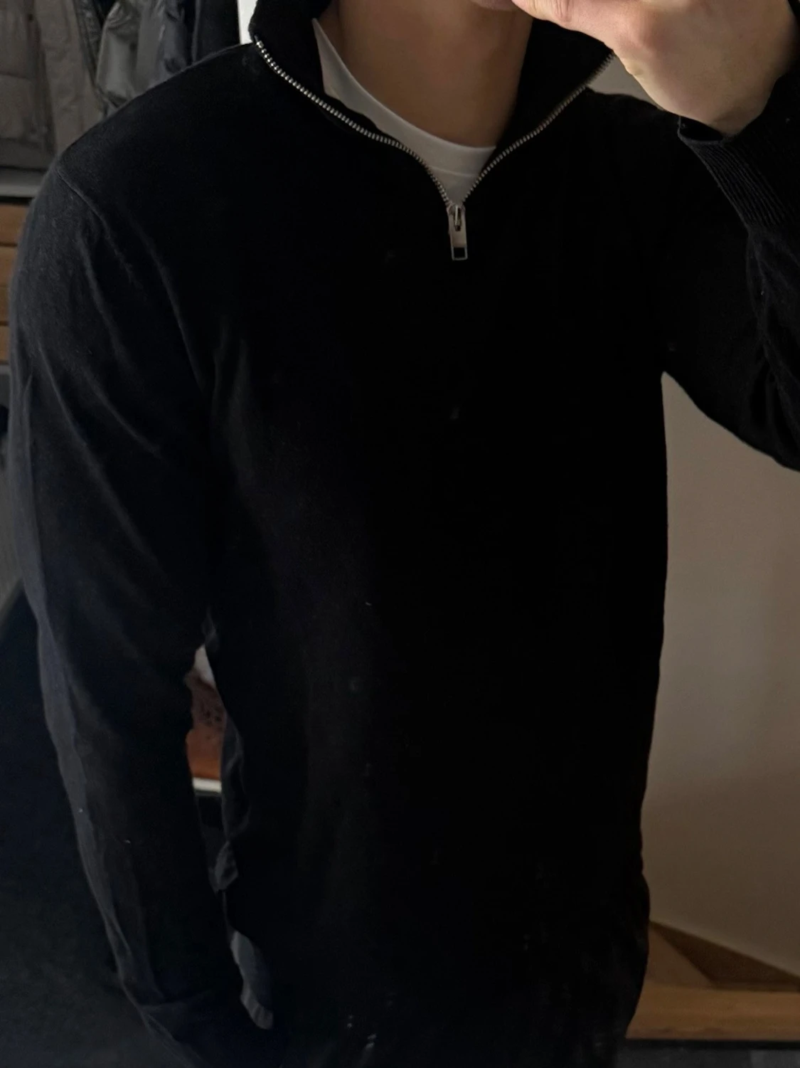 Svart halvzip-tröja Jack & Jones