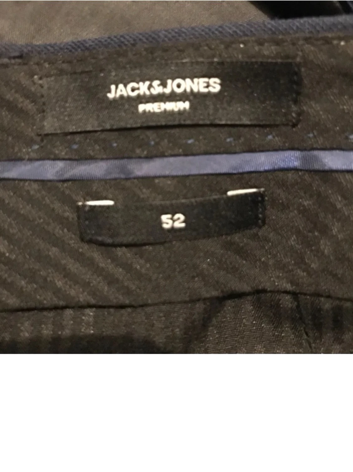 Jack & Jones kavaj herr blå storlek 52 polyester - 3