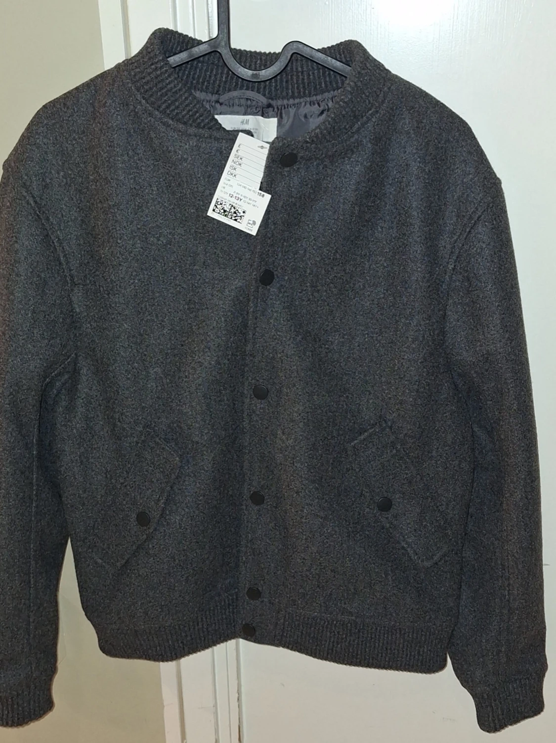 Mörkgrå bomberjacka från H&M - 1