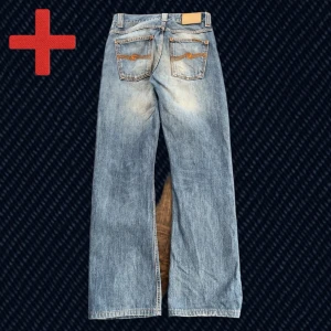 Nudie Jeans Boltcut Regular Alf  - A pair of Bootcut Nudie jeans in the model Regular Alf in size 29/34, see measurements below. In great condition, but has a few minor stains. Feel free to message me if you have any questions!  Measurements: Tag size – 29/34, Waist – 37.5 cm, Rise – 25.5 cm, Thigh – 27.5 cm, Inseam – 76.5 cm, Length – 101.5 cm, Leg opening – 21 cm