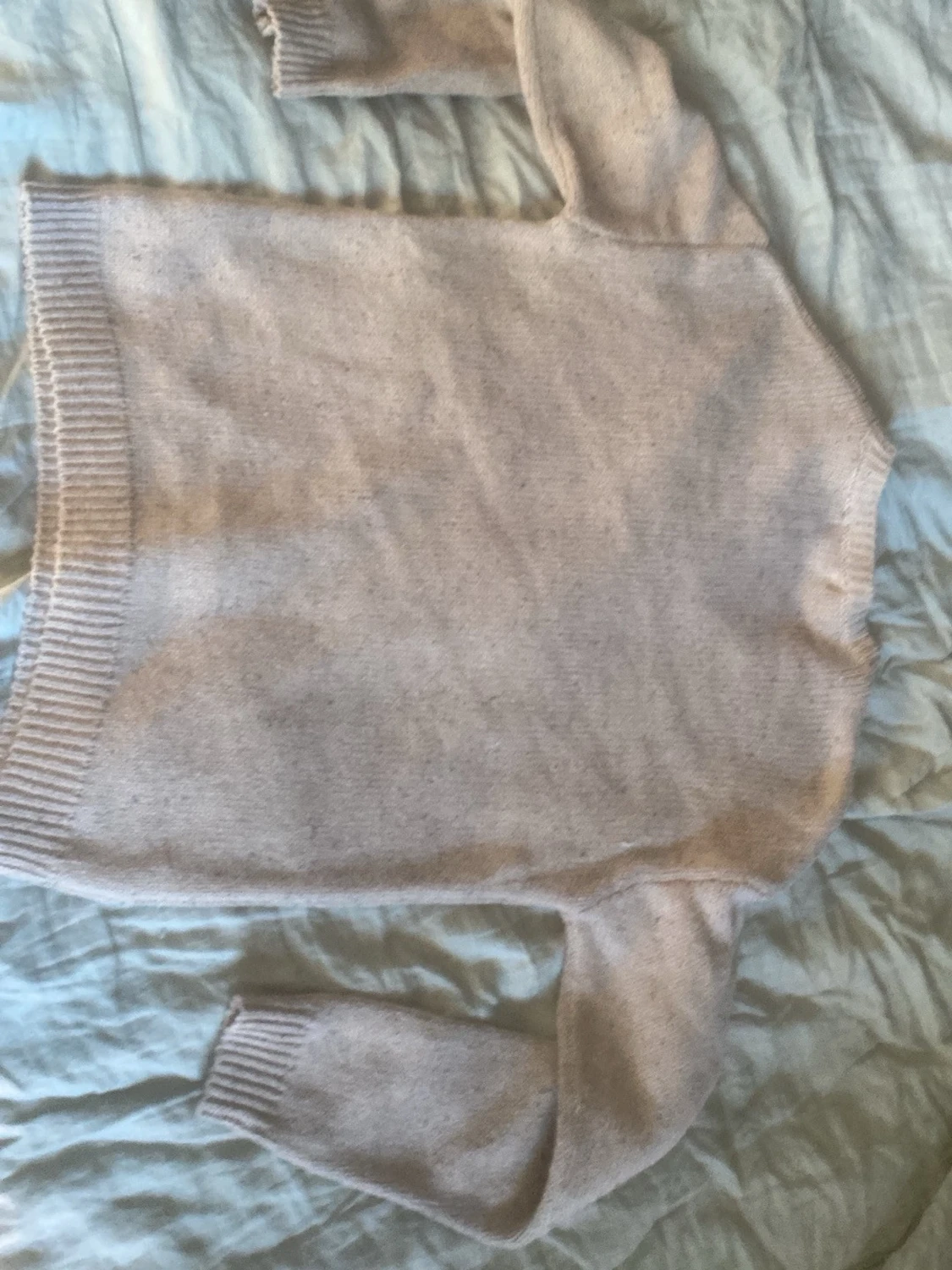 Beige stickad tröja från H&M - 2