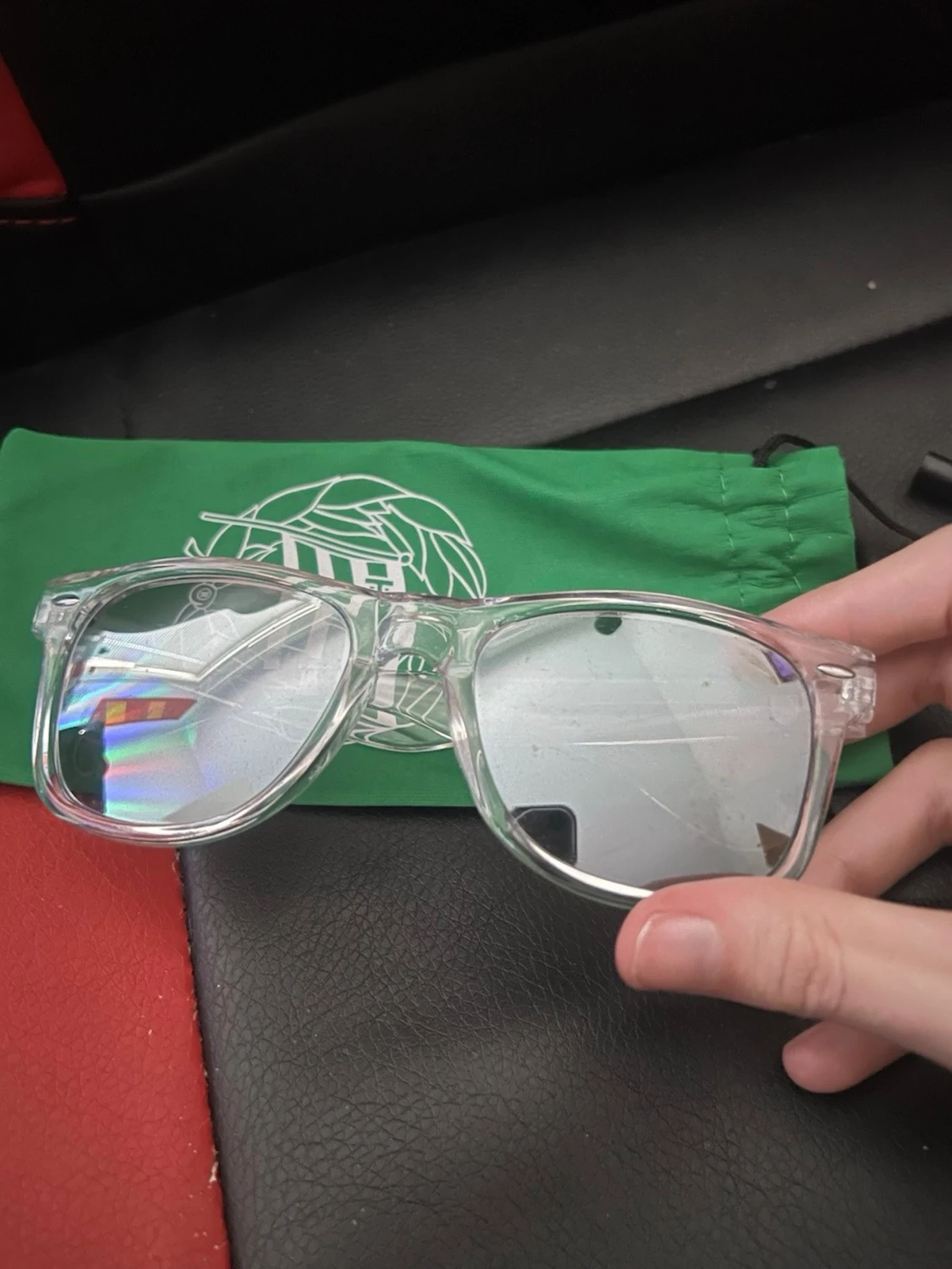 Transparenta solglasögon från hammarby shopen - 1