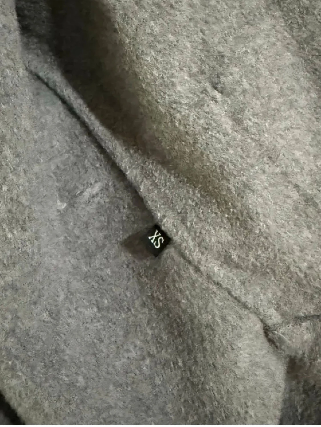 Grå kappa med rävpäls - 2