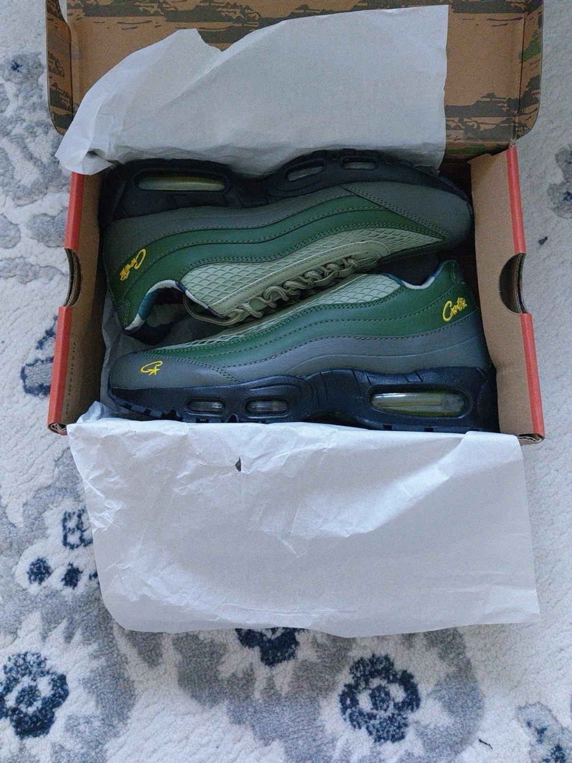 Nike Air Max 95 Corteiz Olive Grön Skor - 6