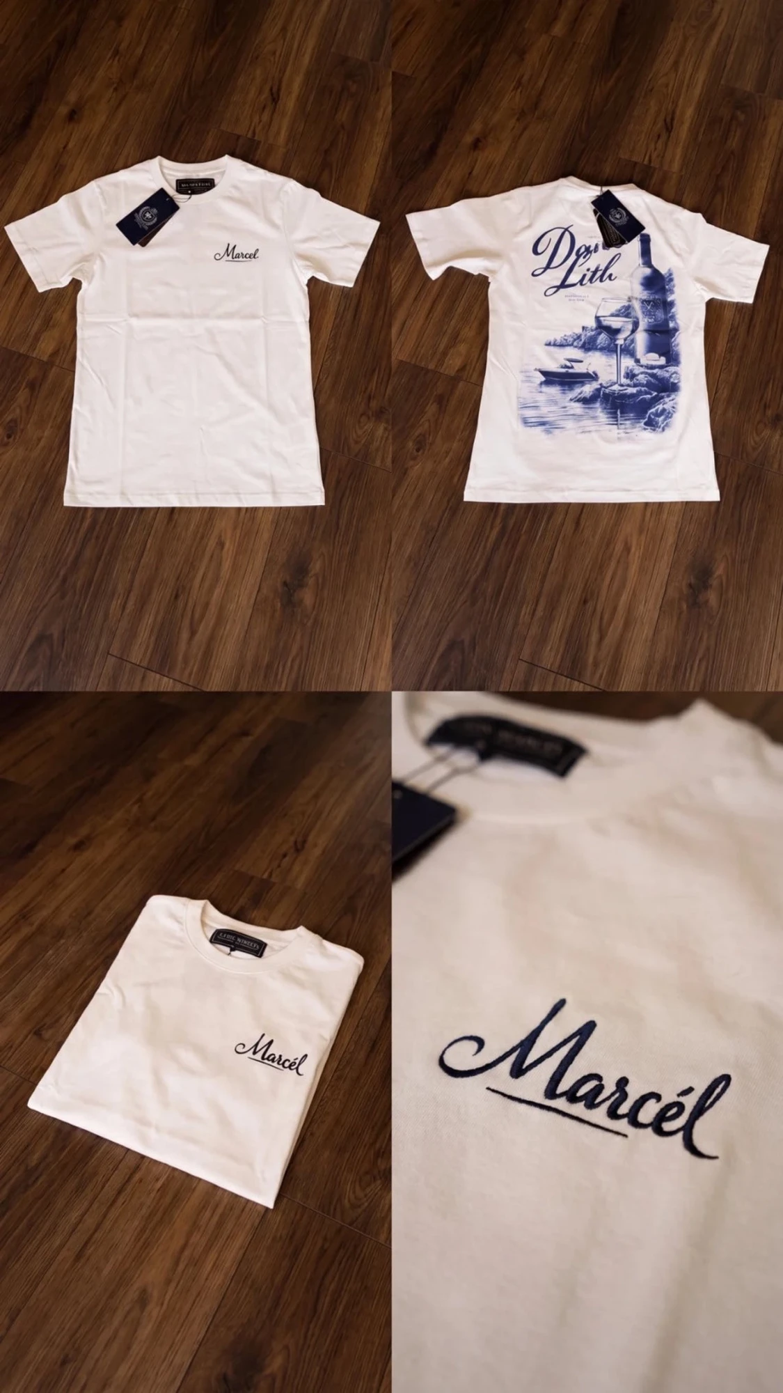 Marcél T-Shirt Vit