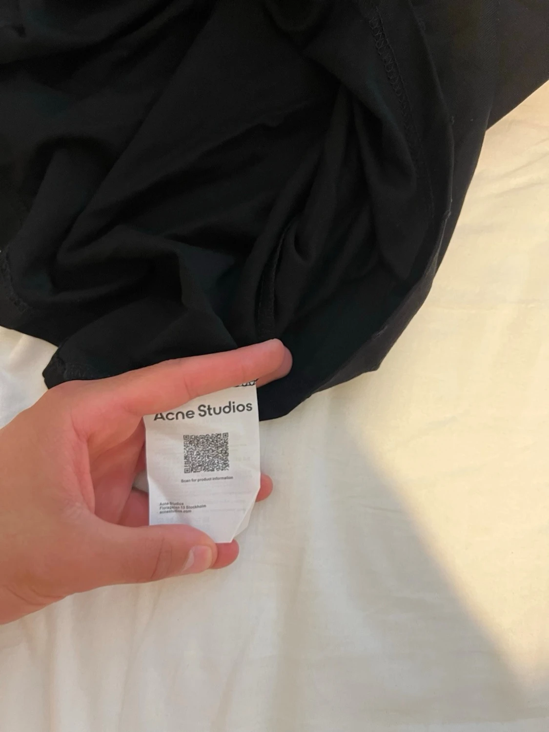 Svart långärmad t-shirt Acne Studios - 2