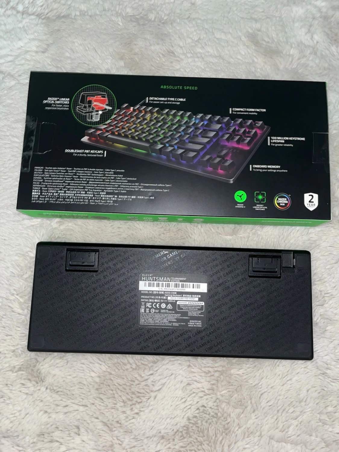 Razer Huntsman Tournament Edition tangentbord - 1