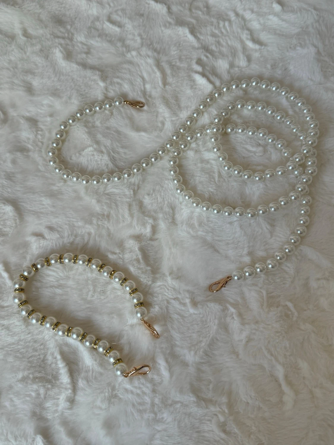 Blå handväska med tranor - 4