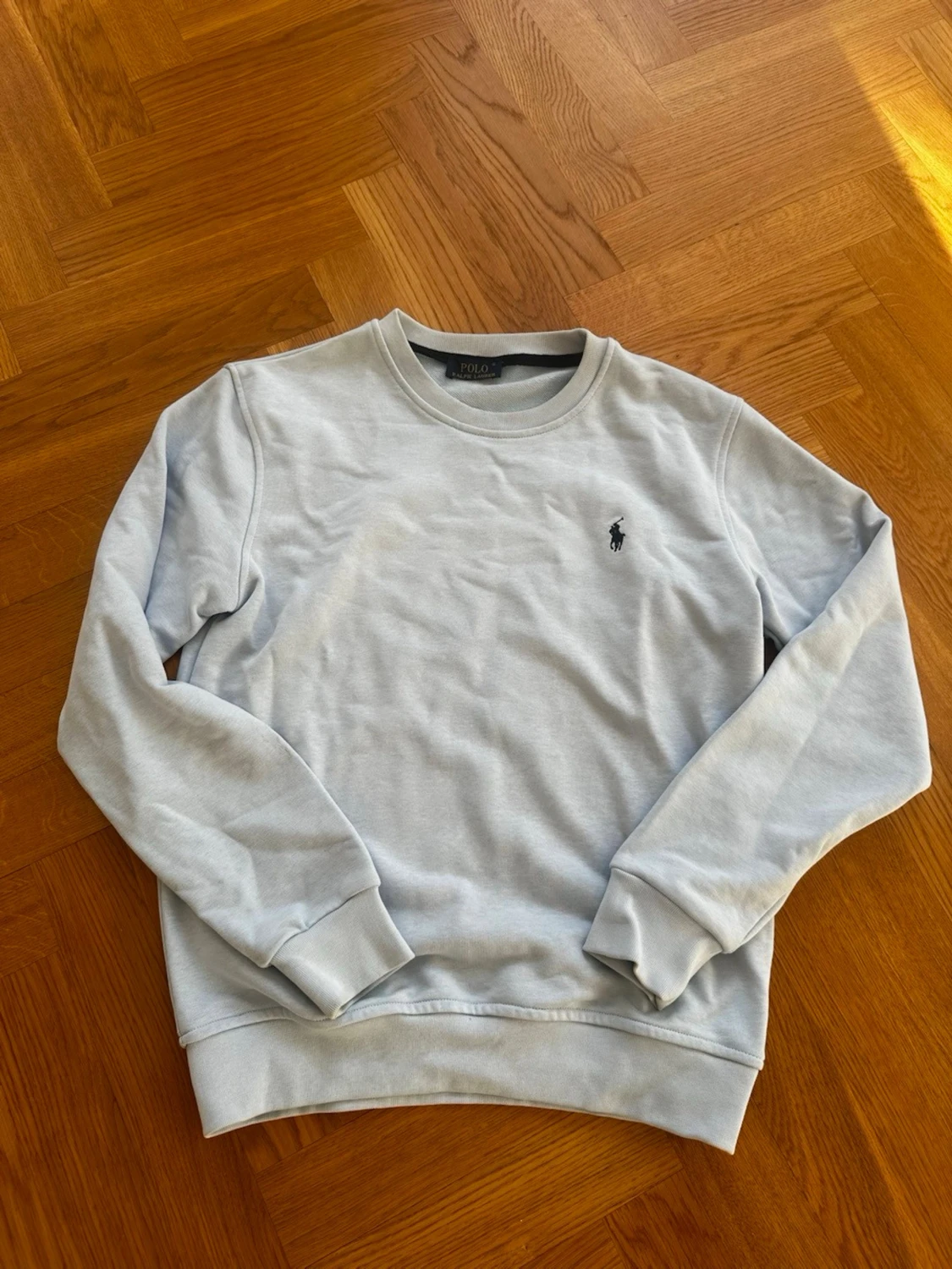 Ljusblå sweatshirt från Polo Ralph Lauren
