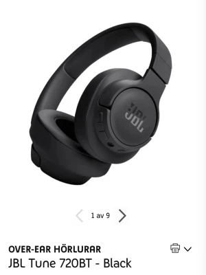 Jbl hörlurar  - Hörlurar utan tråd som fungerar och ser ut som nya, har tyvärr verken lådan eller sladden där av en liten billigare peng.🫰🏼Helt okej att skriva om det finns några funderingar eller viljan att se privata bilder!!
