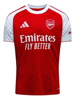 Arsenal matchtröja röd/vit (GYÖKERES) - Snygg Arsenal matchtröja från Adidas i rött med vita ärmar och detaljer. Tröjan har klubbmärke och Adidas-logga på bröstet samt Emirates Fly Better-tryck på magen. Tillverkad i lätt och ventilerande material, perfekt för fotboll eller träning. (Hör av er så jag kanske kan hitta mindre Elr större storlekar)