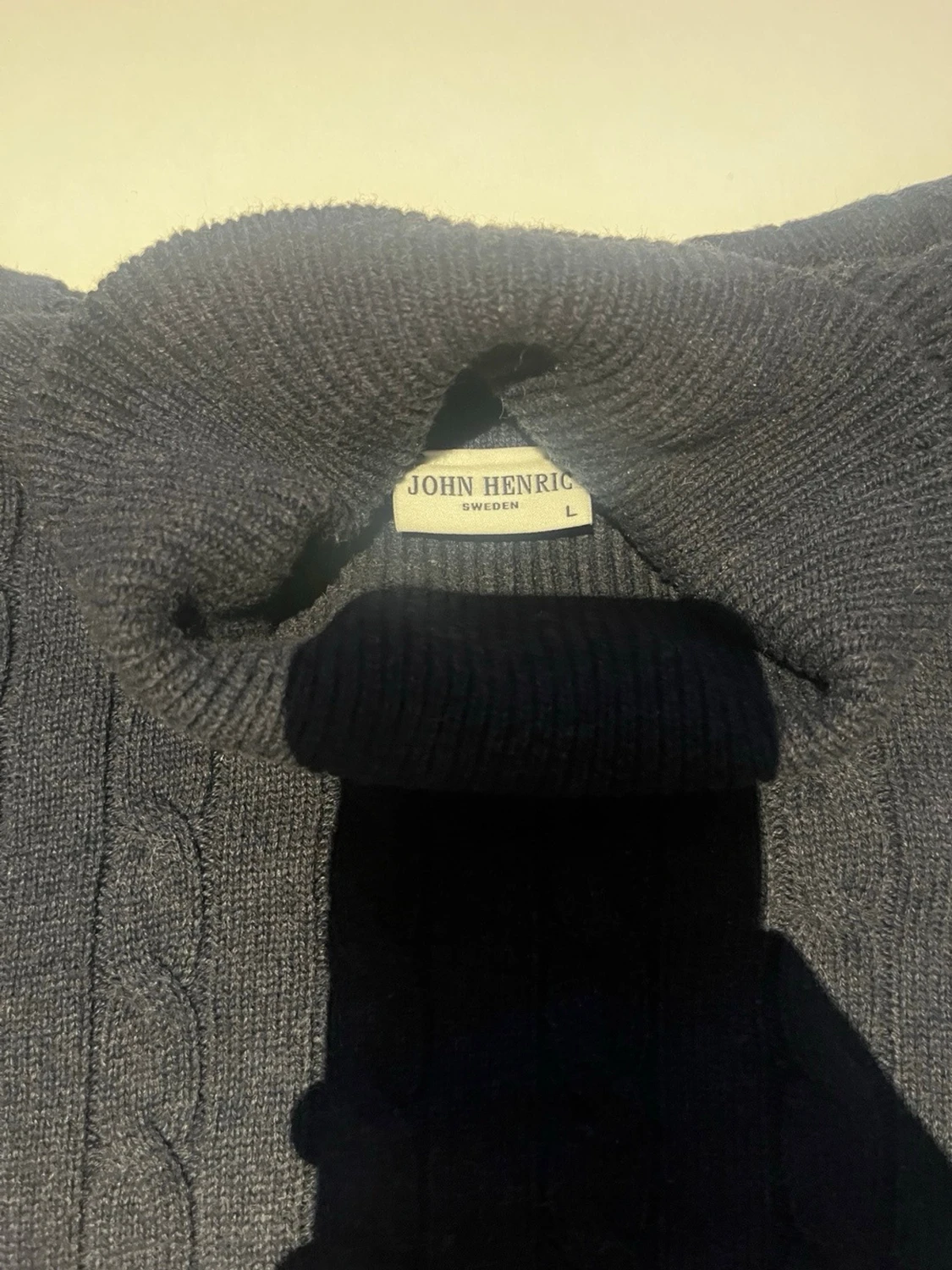 Svart polotröja från John Henric - 1