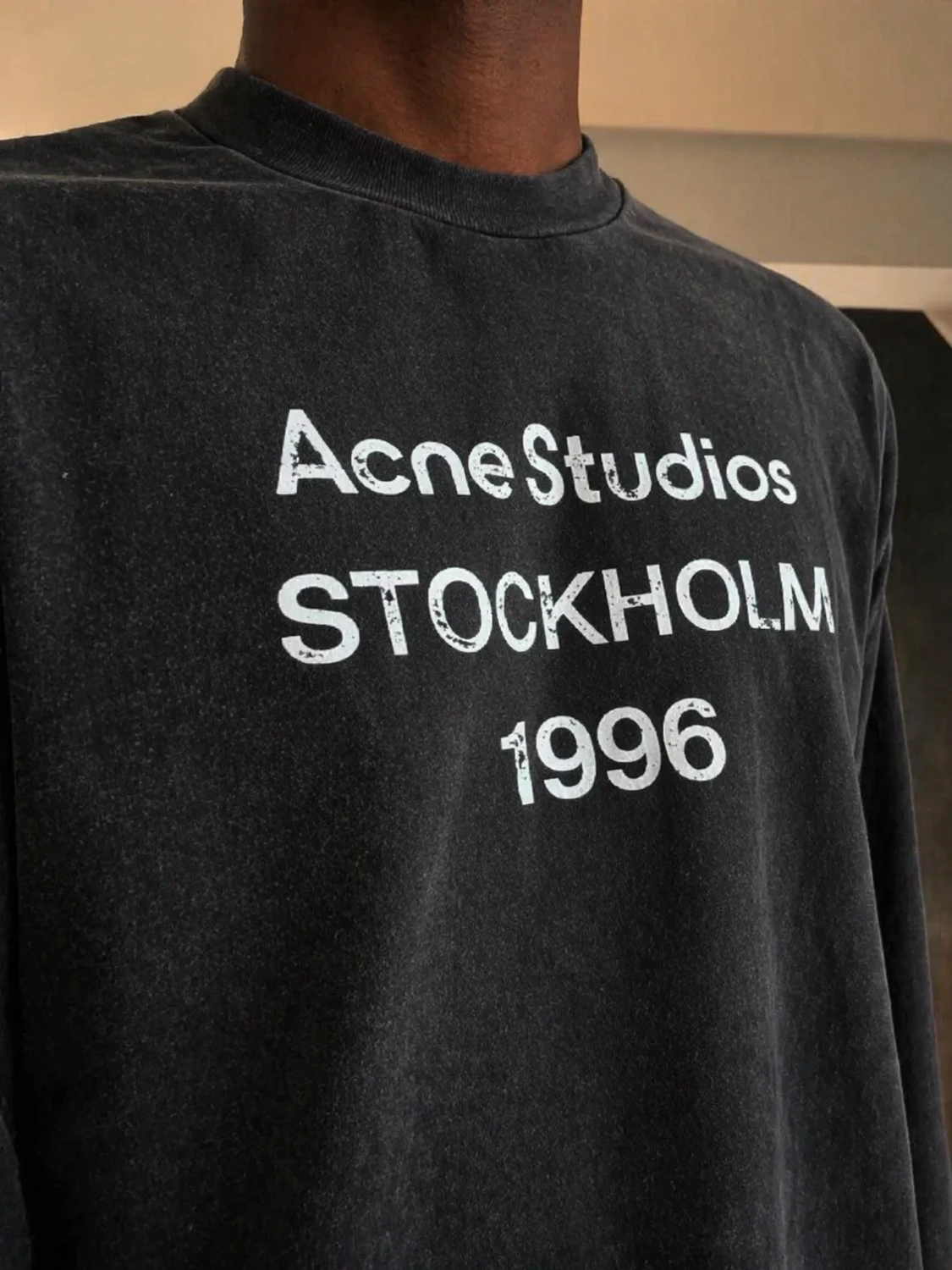 Svart sweatshirt Acne Studios - 2