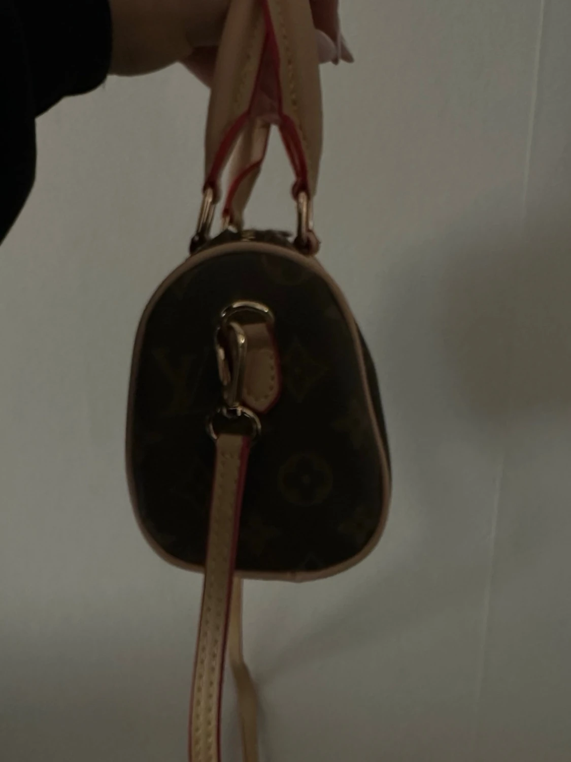  brun monogram handväska - 3