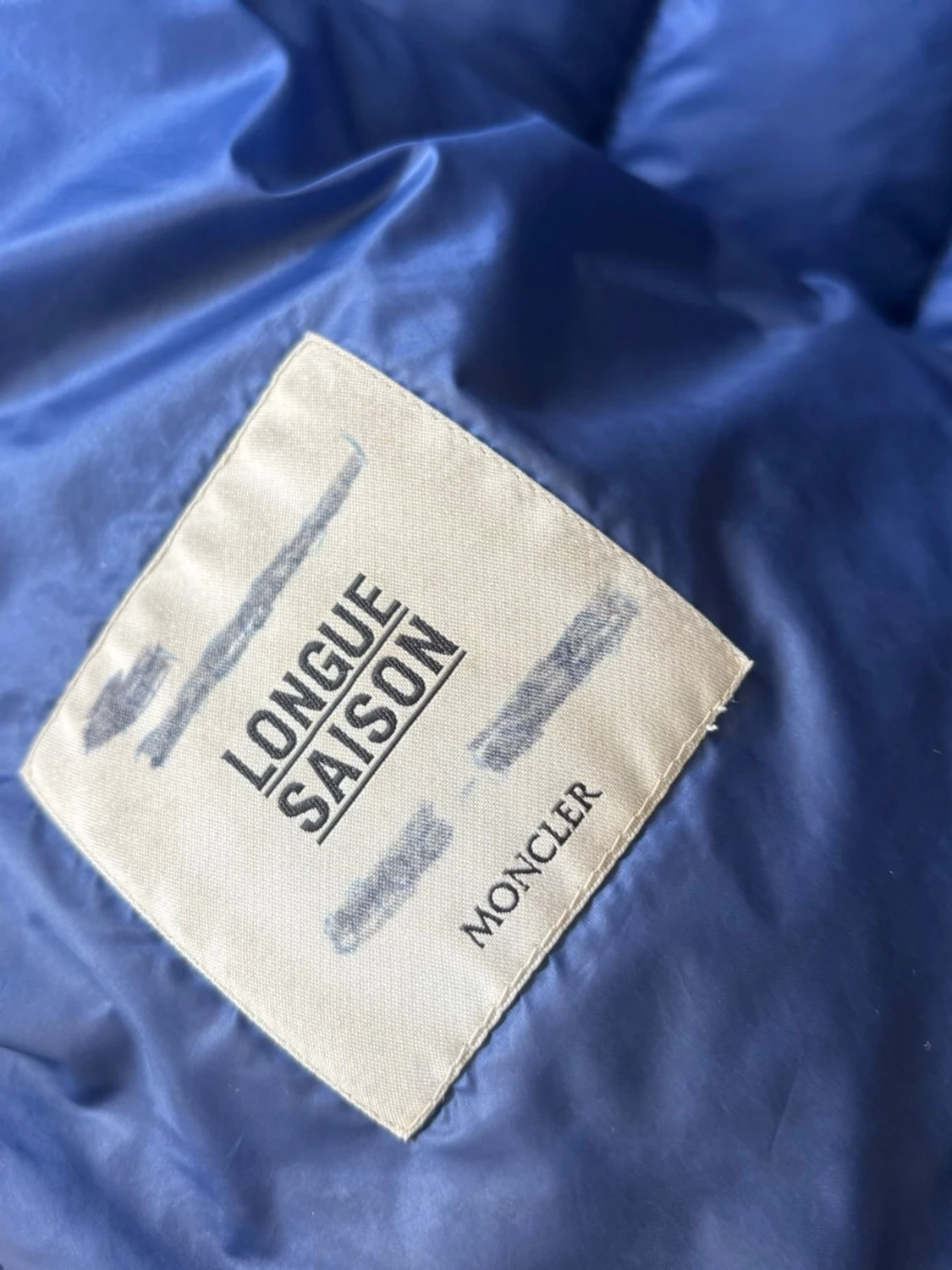 Moncler Agay Blå dunjacka (M) - 6