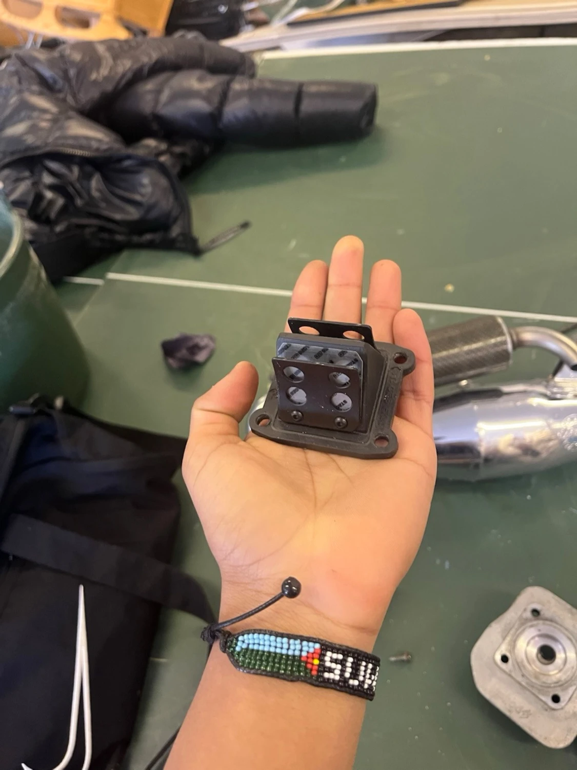 Svart reedventil till moped - 1