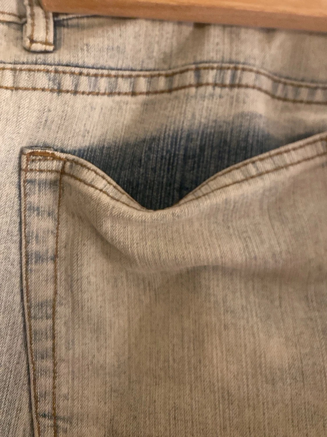 Ljusblå bootcut jeans - 2