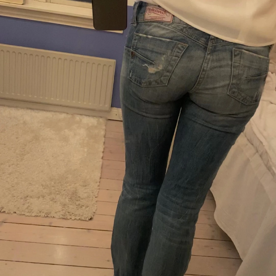 Lågmidjade jeans - 90