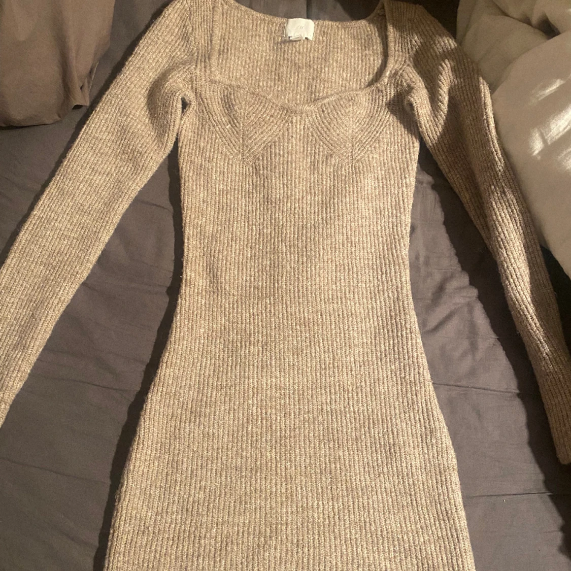 Stickad klänning  - 90