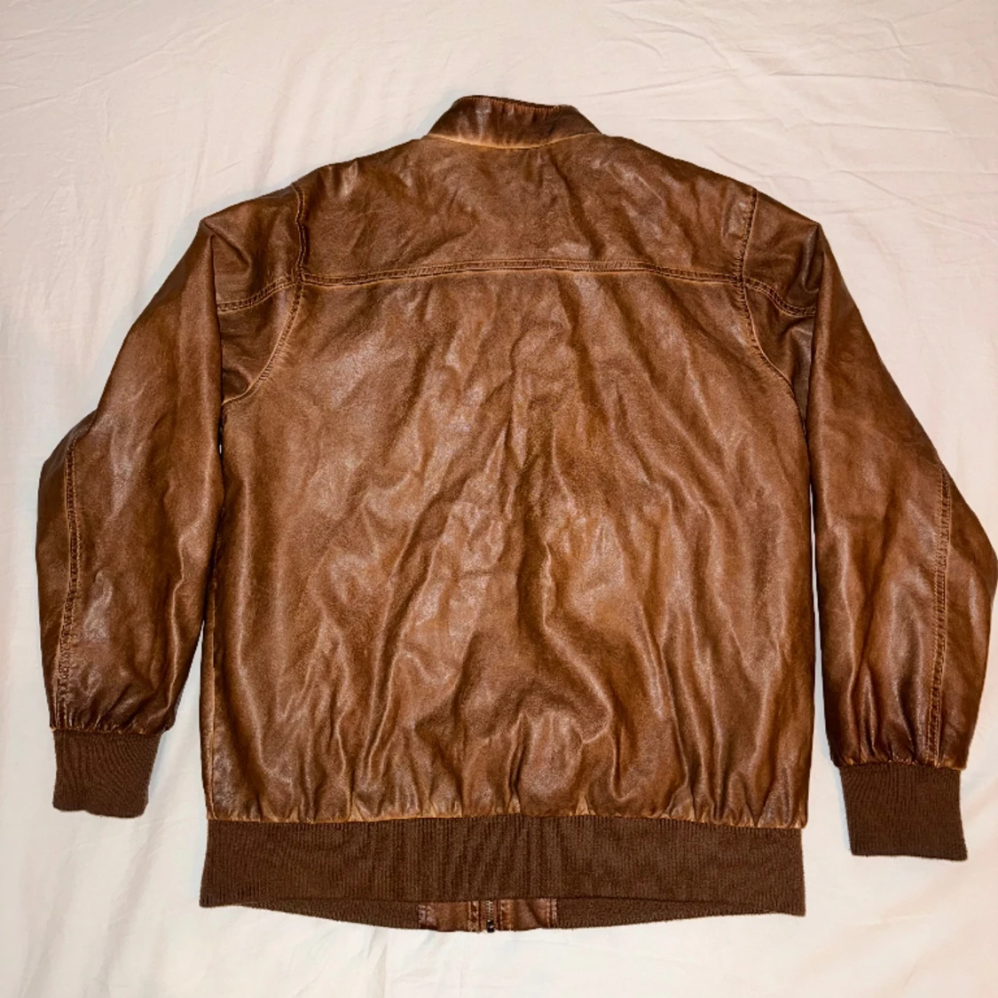 Vintage läderjacka  - 90