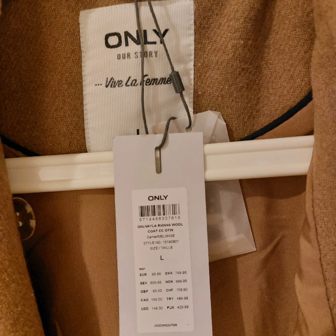 Ny kappa från Only  - 90