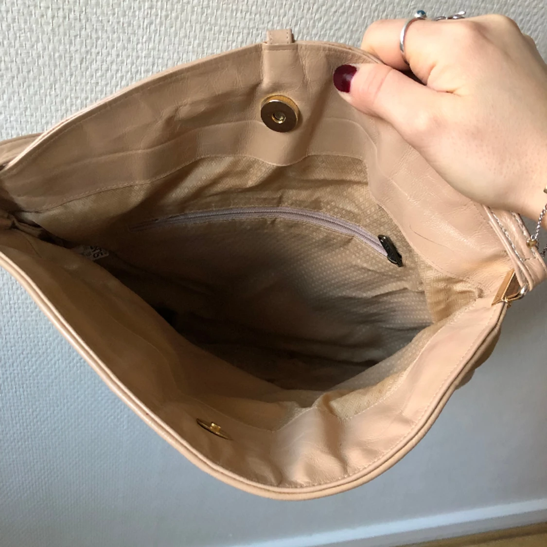 Retro väska i äkta skinn - 91