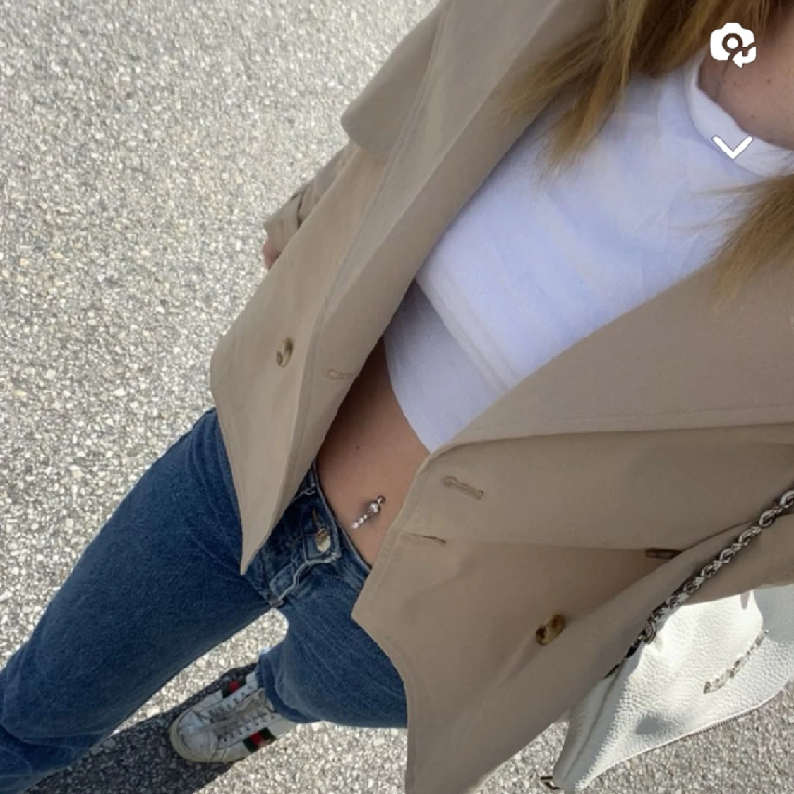 Kort trenchcoat  - 90