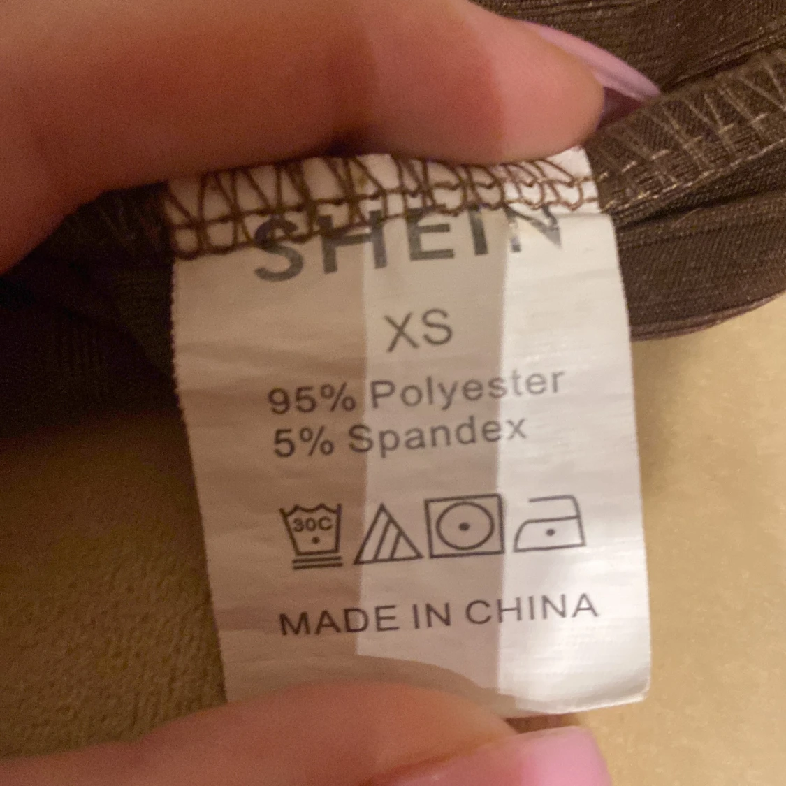 Mörk Brun klänning  - 90