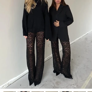 Spetsbyxor - Designbysi - Svarta spetsbyxor från designbysi, använda en gång 💕