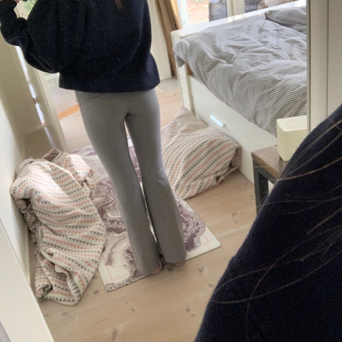 Gråa yoga pants - 90