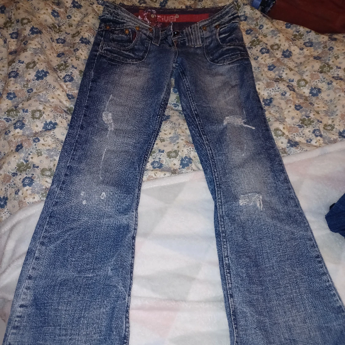 Lågmidjade flare jeans - 90