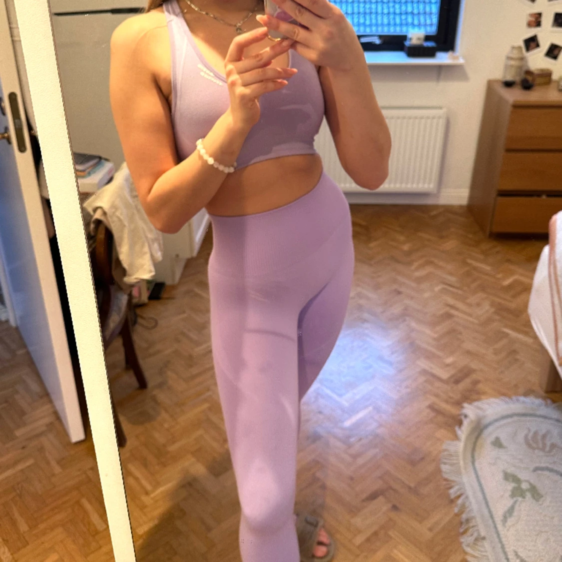 Träningsset träningstights och sportbh 