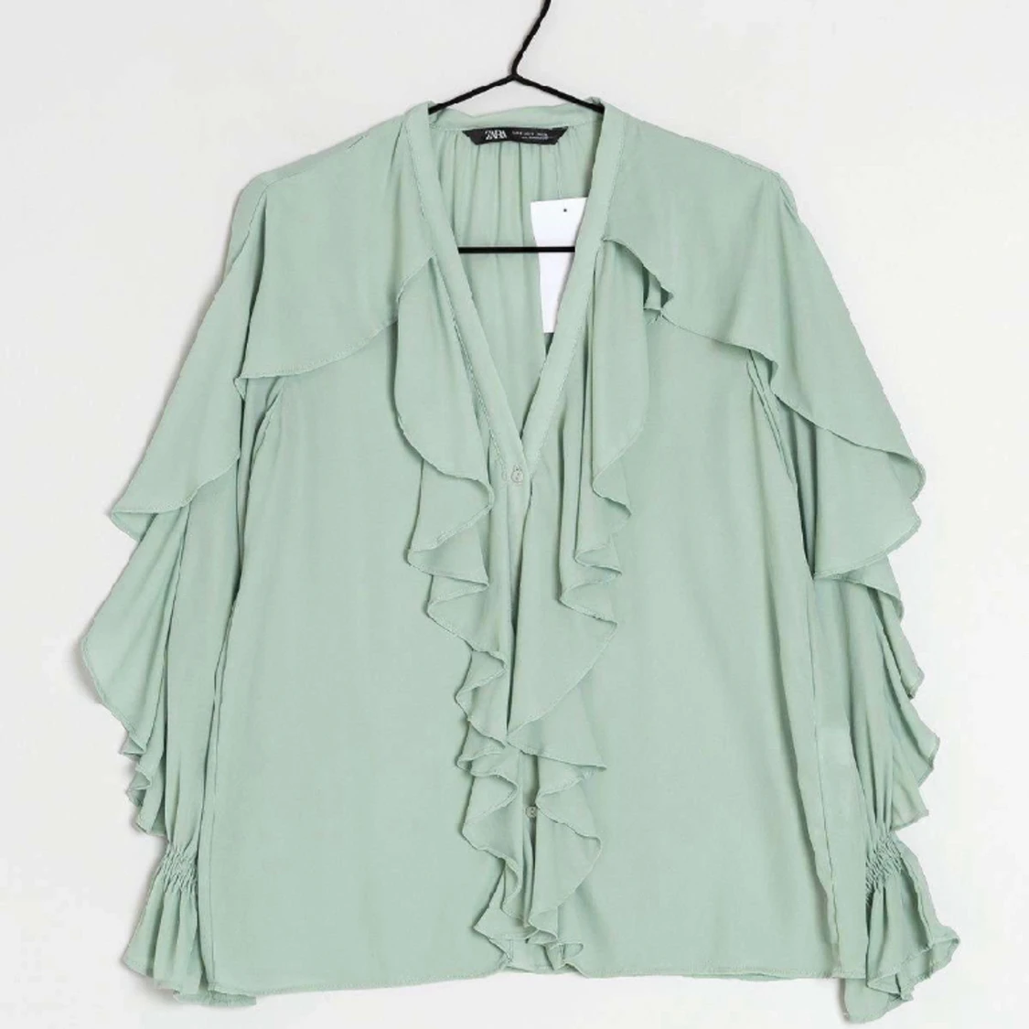 Jätte fin grön blus från zaraaa!!! - 90
