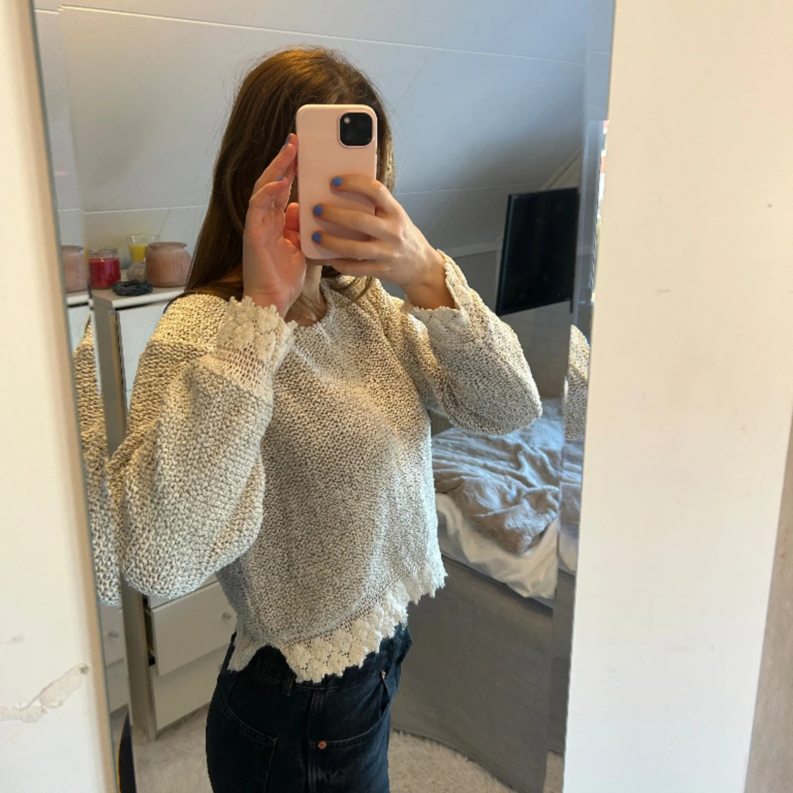 Stickad tröja - 90